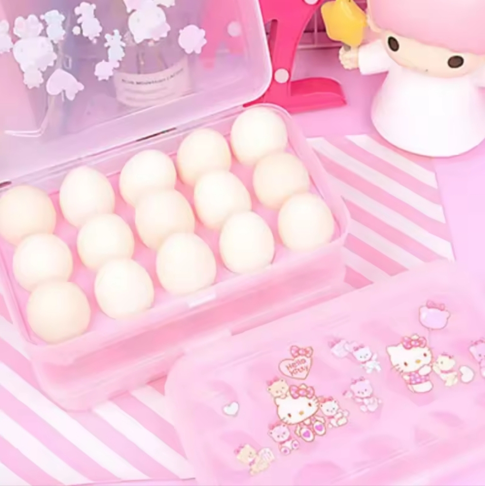 Hello Kitty Egg Storage Box - Picture 2 of 6